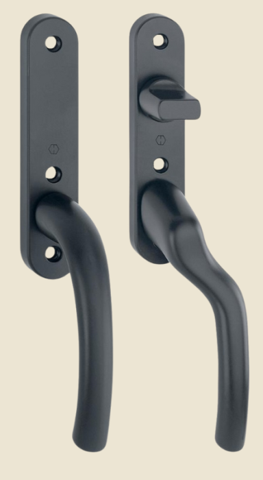 Hoppe Tokyo läpipainike, musta